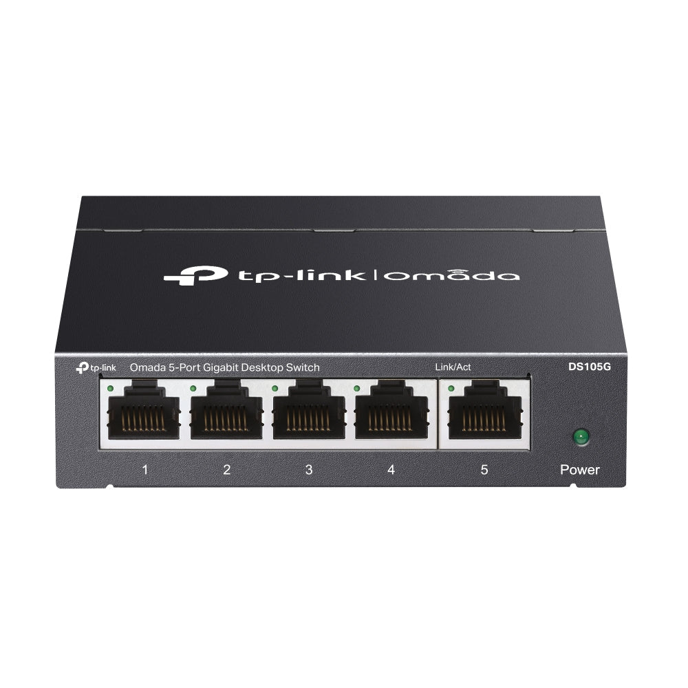 TP-Link Omada DS105G network switch Unmanaged Gigabit Ethernet (10/100/1000) Black - DS105G - eCommerce Business Prime