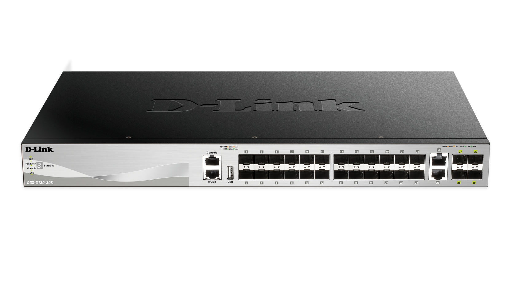 D-Link DGS-3130-30S network switch Managed L3 Black, Grey - DGS-3130-30S - eCommerce Business Prime