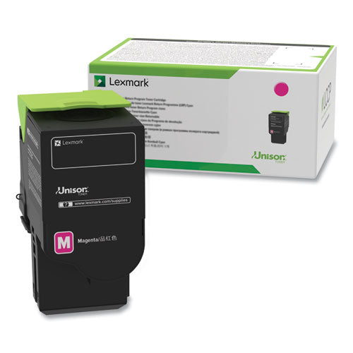 LEXMARK  Ultra High-Yield Toner, 7,000 Page-Yield, Magenta - 78C1UME LEXMARK