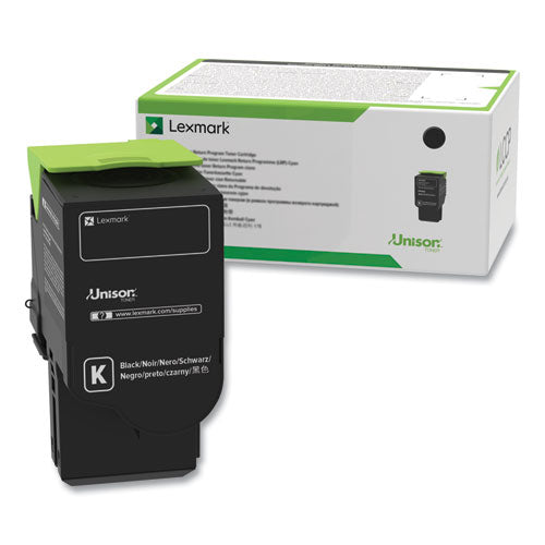 LEXMARK  Extra High-Yield Toner, 8,500 Page-Yield, Black - 78C1XKE LEXMARK