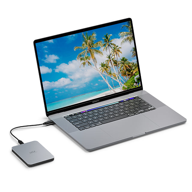 Seagate Lacie Mobile Drive external hard drive 2 TB USB Type-C 3.2 Gen 1 (3.1 Gen 1) Silver - STLP2000400