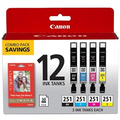 Canon 6513B010 ink cartridge Original Photo black, Photo cyan, Photo magenta, Black, Photo yellow - 6513B010 CANON
