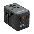 Verbatim UTA-05 65W GaN III Universal Travel Adapter with 2 x USB-C PD & QC 4+ & 2 x USB-A ports - 32120 - eCommerce Business Prime