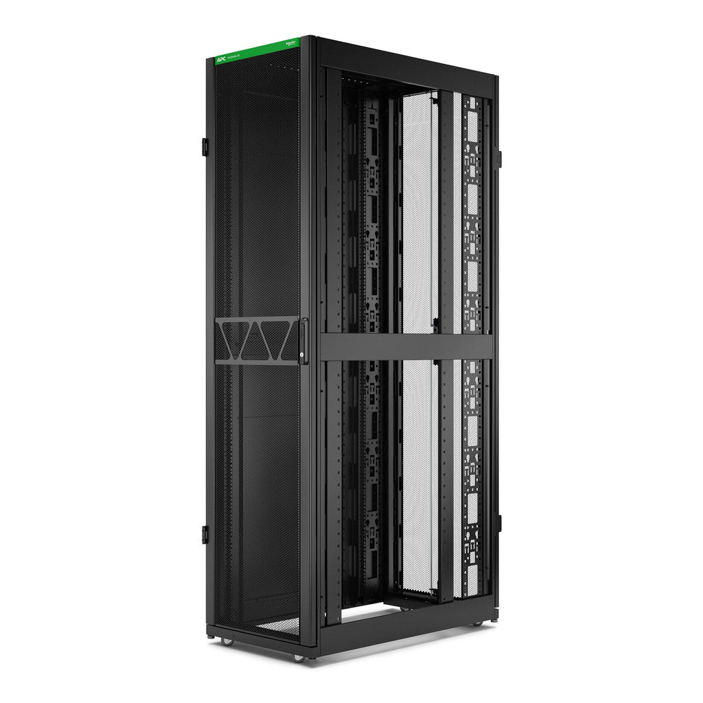 APC NetShelter SX Server Rack Gen 2, 48U, 2258H x 600W x 1070D mm, with Sides, Black - AR3107B2