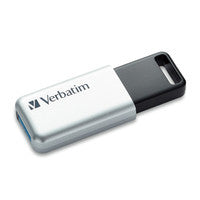Verbatim Store 'n' Go Secure Pro USB flash drive 128 GB USB Type-A 3.2 Gen 1 (3.1 Gen 1) Black, Silver - 70057 - eCommerce Business Prime