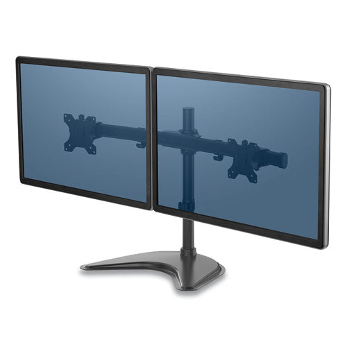 FELLOWES Professional Series Freestanding Dual Horizontal Monitor Arm, For 30" Monitors, 35.75" x 11 - 8043701 FELLOWES