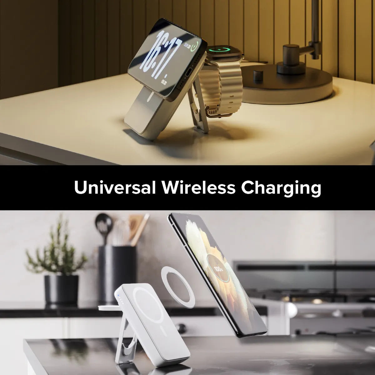 ALOGIC Lift 4-in-1 MagSafe Compatible Wireless Charging 10,000mAh Power Bank - L10KPBWH - eCommerce Business Prime