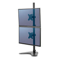 FELLOWES Professional Series Freestanding Dual Stacking Monitor Arm, For 32" Monitors, 15.3" x 35.5" - 8044001 FELLOWES