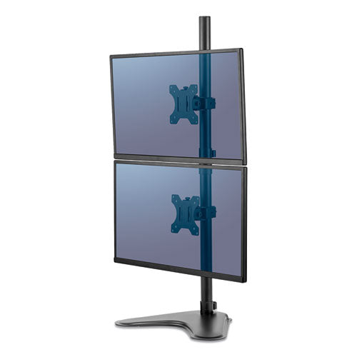 FELLOWES Professional Series Freestanding Dual Stacking Monitor Arm, For 32" Monitors, 15.3" x 35.5" - 8044001 FELLOWES