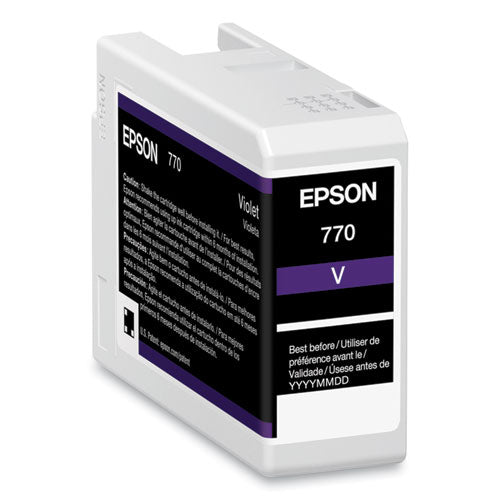 EPSON  (T770) UltraChrome PRO10 Ink, 25 mL, Violet - T770020 EPSON