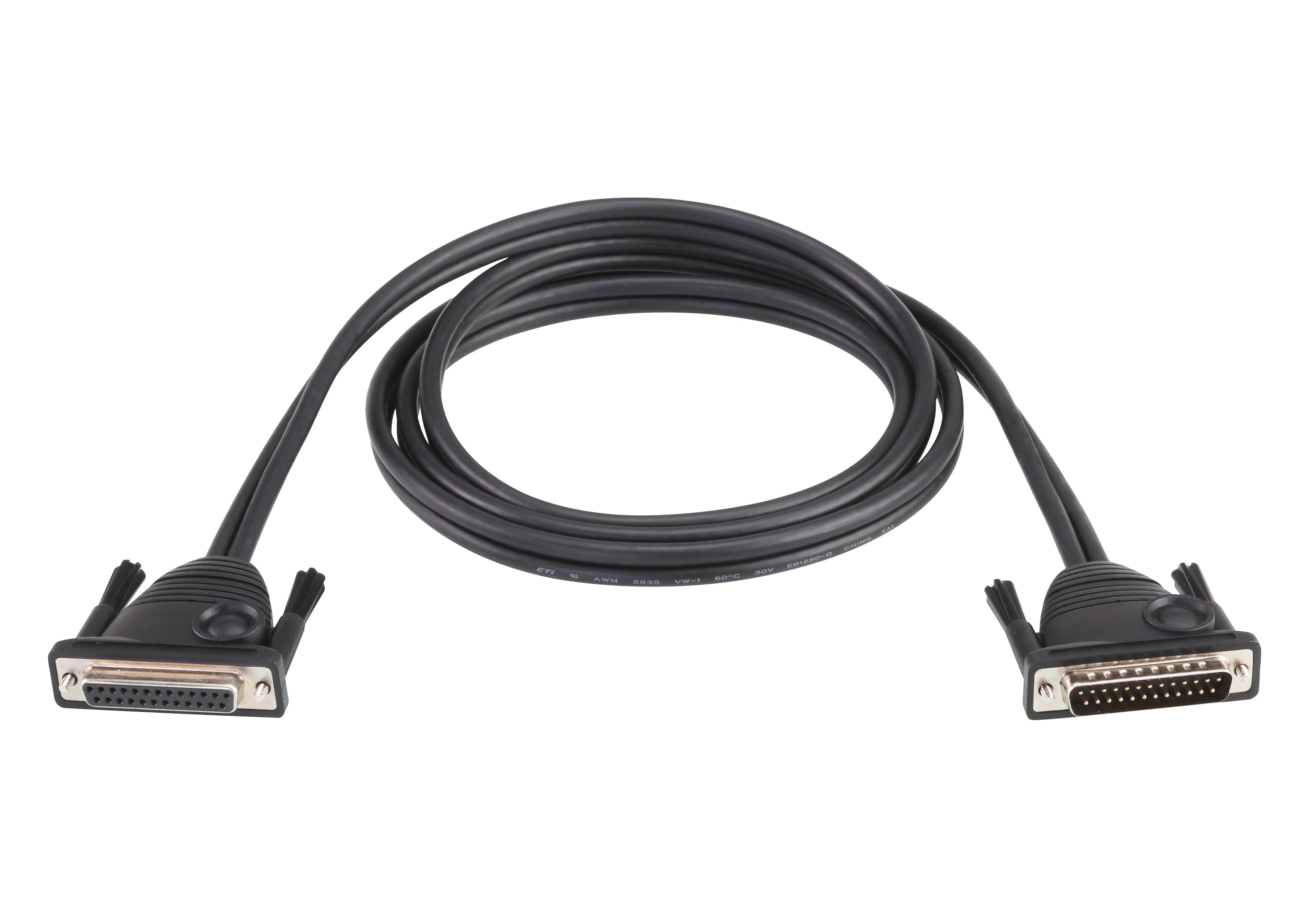 ATEN 2L2705 serial cable Black 4.8 m DB-25 - 2L2705 - eCommerce Business Prime