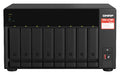 Black network-attached storage (NAS) device with multiple hard drive bays and ONAP branding.