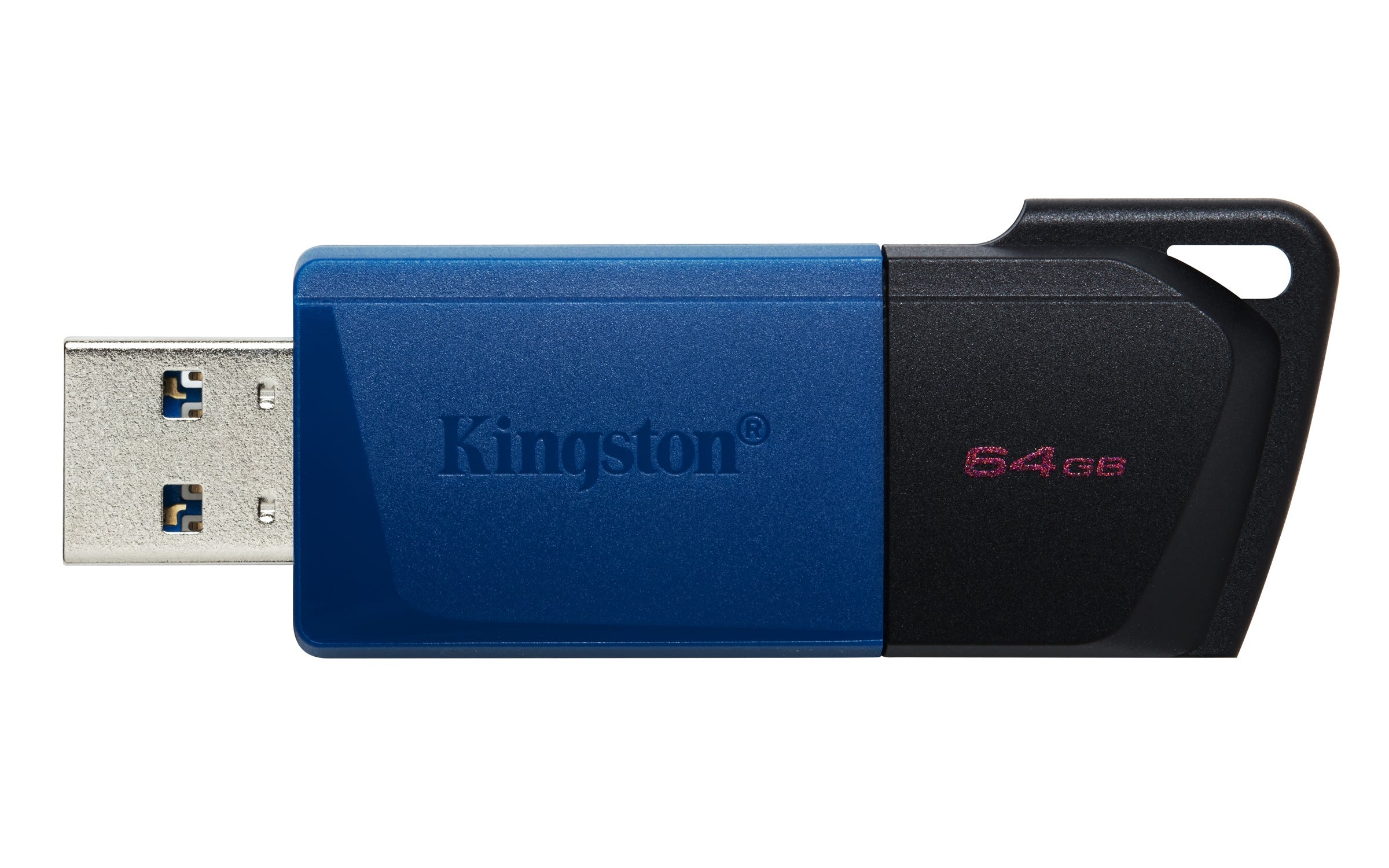 Kingston Technology DataTraveler 64GB USB3.2 Gen 1 Exodia M (Black + Blue) - 2 Pieces - eCommerce Business Prime