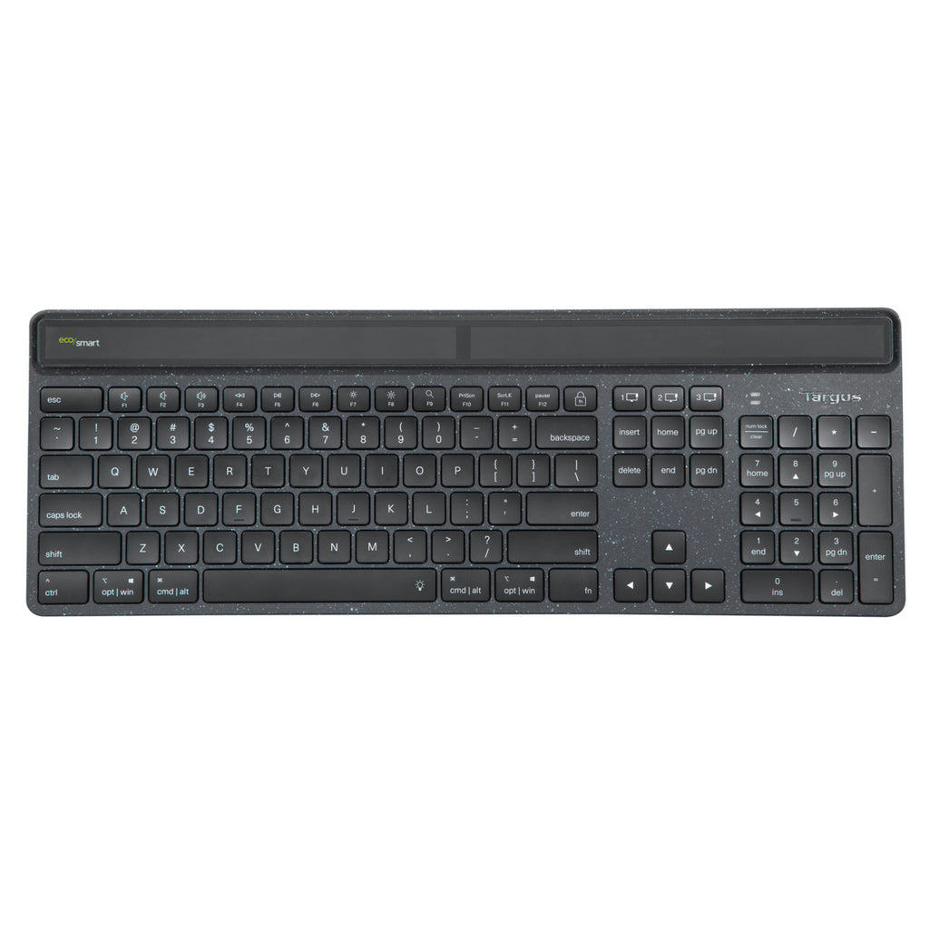 Targus Energy Harvesting EcoSmart keyboard Office Bluetooth Black - AKB868US - eCommerce Business Prime