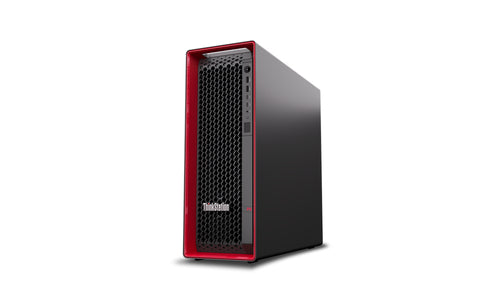 Lenovo ThinkStation P5 Tower Intel Xeon W w3-2425 32 GB DDR5-SDRAM 512 GB SSD NVIDIA Quadro T1000 Windows 11 Pro for Workstations Workstation Black, Red - 30GA0014US - eCommerce Business Prime