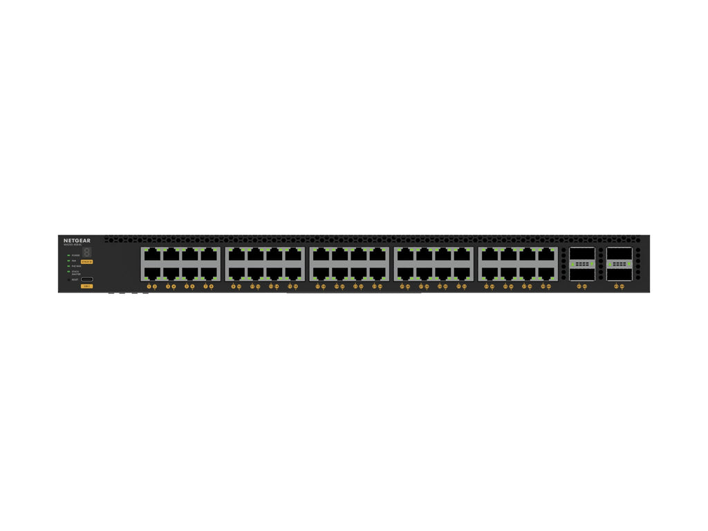 NETGEAR M4350-40X4C Managed L3 10G Ethernet (100/1000/10000) Power over Ethernet (PoE) 1U Black - XSM4344C-100NES - eCommerce Business Prime