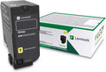 Lexmark Original Toner Cartridge - Yellow - Laser - High Yield - 12000 Pages - 1 Each - 74C0HYG LEXMARK
