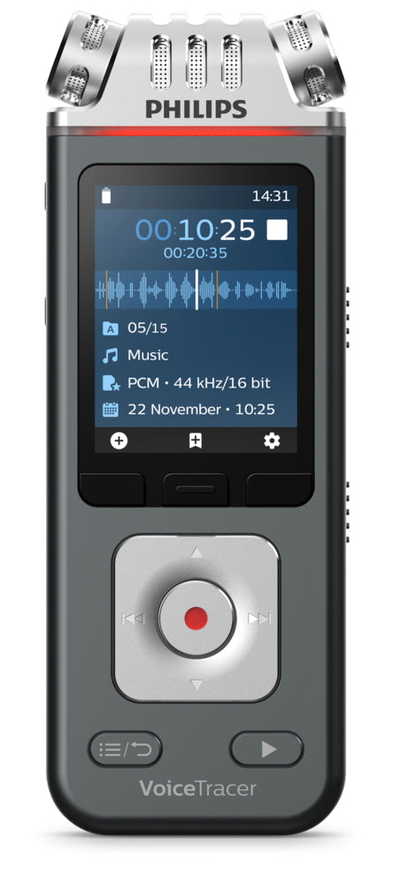 Philips VoiceTracer Black, Grey - DVT8115 - eCommerce Business Prime