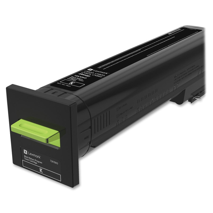 Lexmark Black Toner Cartridge Return Program Yield 8,000 Pages 72K10K0 Lexmark