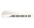 D-Link 28-Port Gigabit PoE+ Nuclias Smart Managed Switch including 4x 1G Combo Ports, 193W - DBS-2000-28P - eCommerce Business Prime