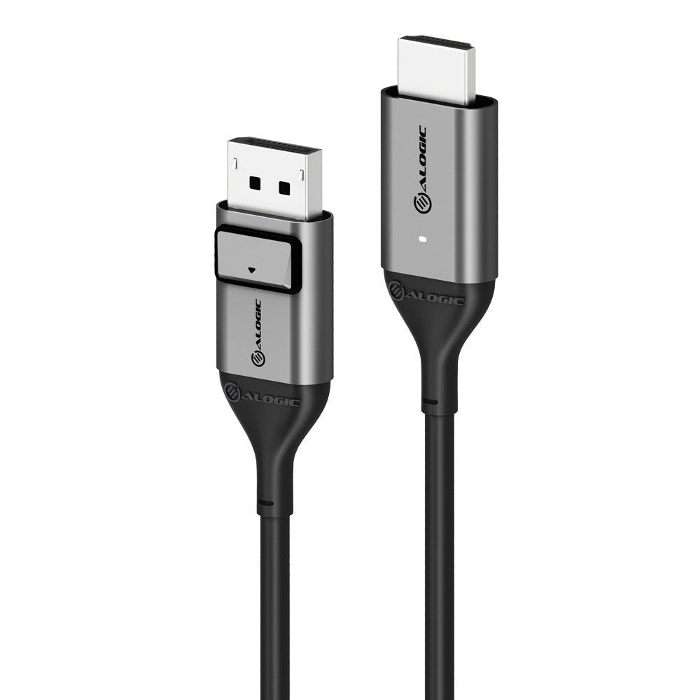 ALOGIC ULDPHD02-SGR video cable adapter 2 m DisplayPort HDMI Black, Silver - eCommerce Business Prime