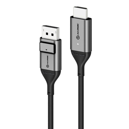 ALOGIC ULDPHD02-SGR video cable adapter 2 m DisplayPort HDMI Black, Silver - eCommerce Business Prime
