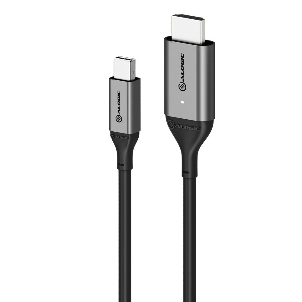ALOGIC ULMDPHD02-SGR video cable adapter 2 m HDMI Type A (Standard) Mini DisplayPort Black, Silver - eCommerce Business Prime