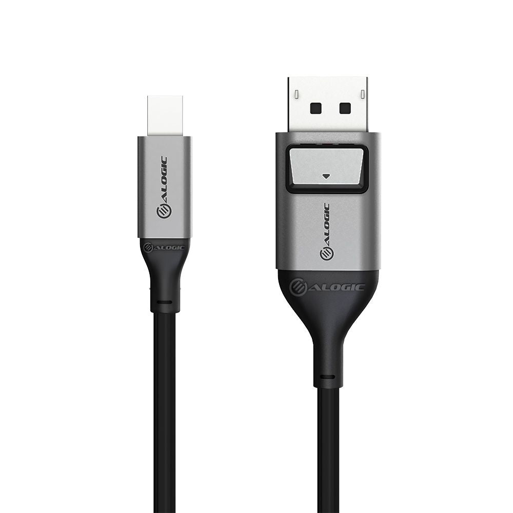ALOGIC ULMDPDP02-SGR DisplayPort cable 2 m Mini DisplayPort Black, Grey - eCommerce Business Prime