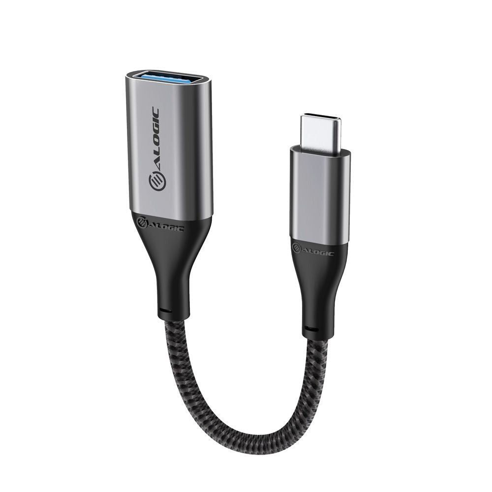 ALOGIC Super Ultra USB 3.1 USB-C to USB-A Adapter - 15cm - Space Grey - eCommerce Business Prime