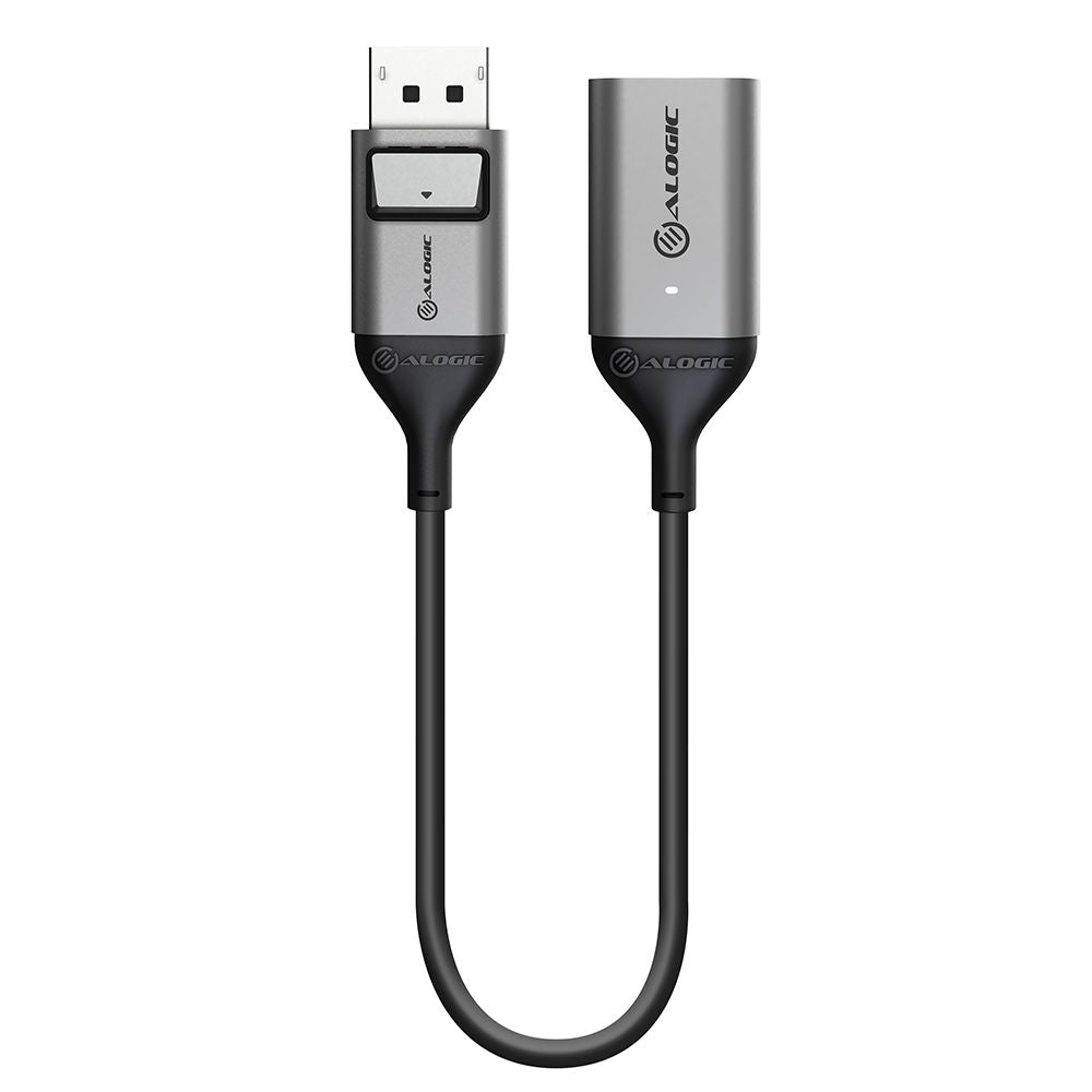 ALOGIC ULDPHDA-SGR video cable adapter 0.2 m DisplayPort HDMI Black, Silver - eCommerce Business Prime