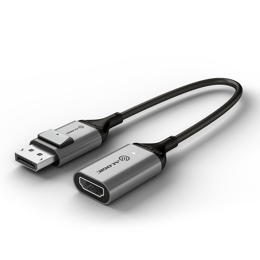 ALOGIC ULDPHDA-SGR video cable adapter 0.2 m DisplayPort HDMI Black, Silver - eCommerce Business Prime