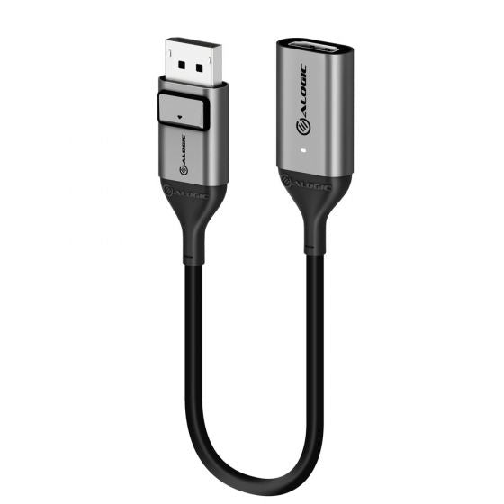 ALOGIC ULDPHDA-SGR video cable adapter 0.2 m DisplayPort HDMI Black, Silver - eCommerce Business Prime