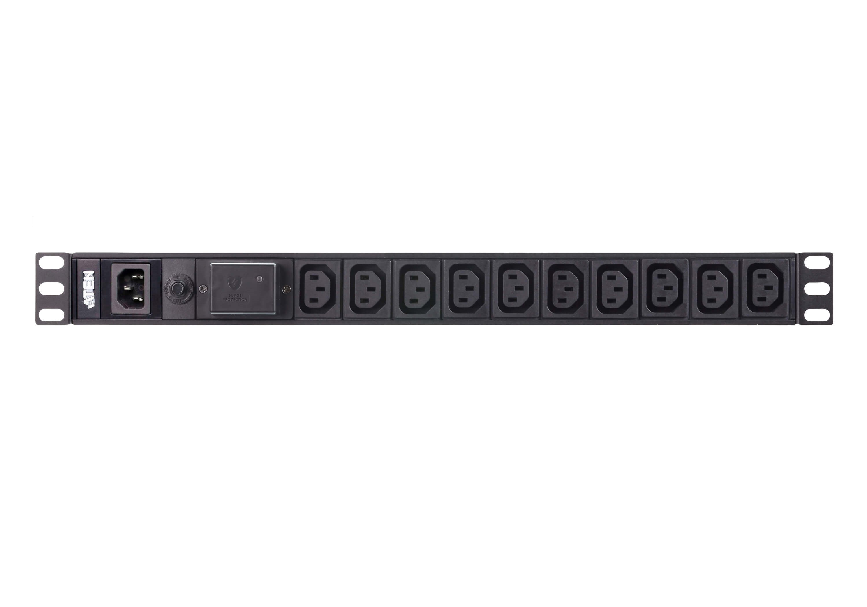 ATEN PE0110SG power distribution unit (PDU) 10 AC outlet(s) 1U Black - PE0110SG - eCommerce Business Prime