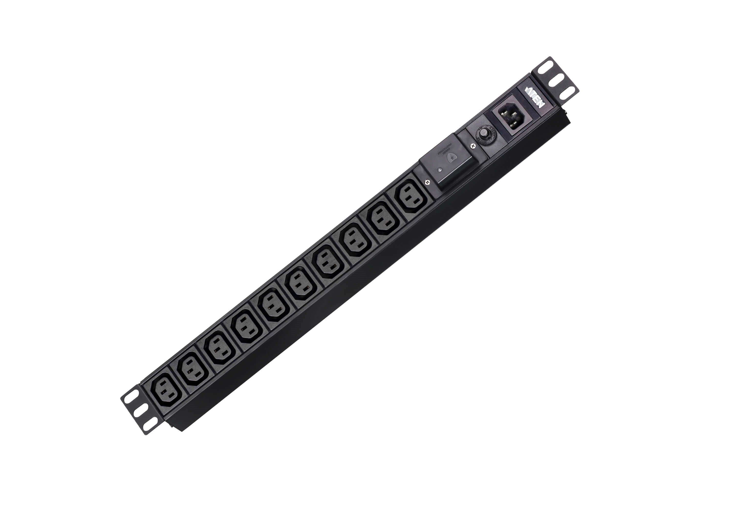 ATEN PE0110SG power distribution unit (PDU) 10 AC outlet(s) 1U Black - PE0110SG - eCommerce Business Prime
