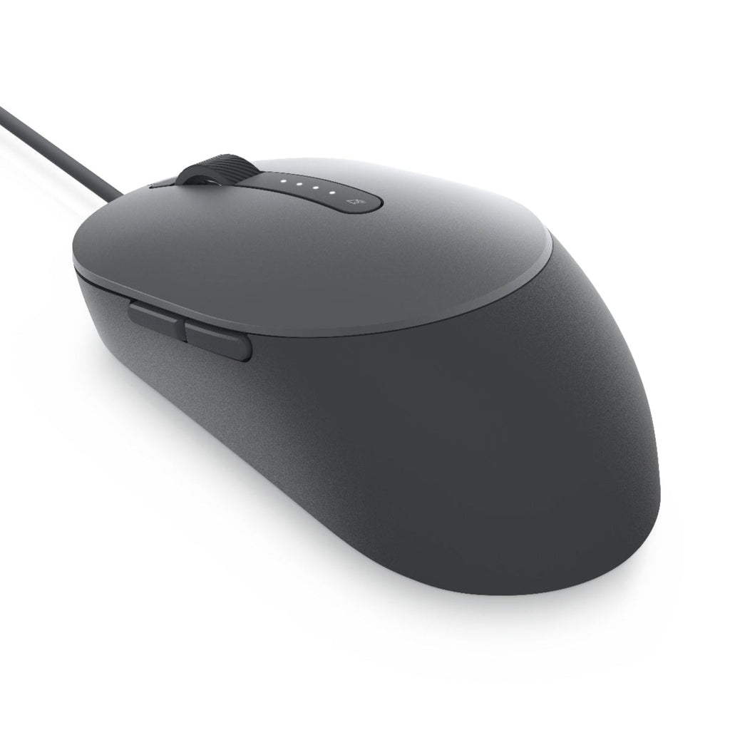 Black computer mouse on a white background