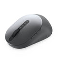 Gray computer mouse on a white background