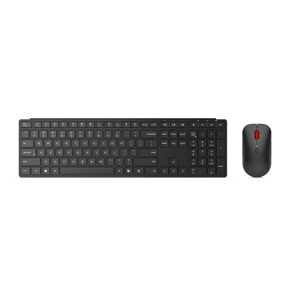 Lenovo 4X31S04810 keyboard Mouse included Office RF Wireless + Bluetooth US English Black - 4X31S04810 - eCommerce Business Prime