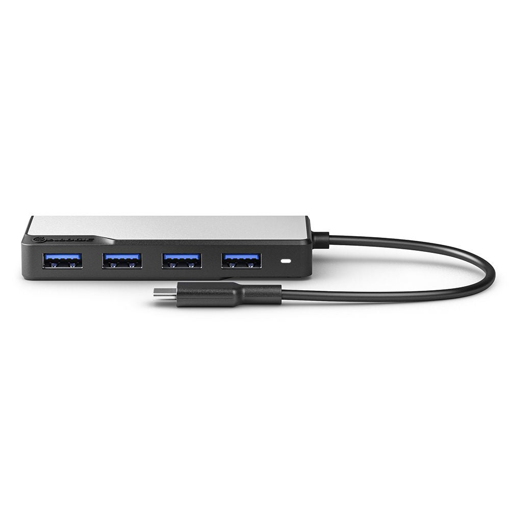 ALOGIC UCFUUA-SGR interface hub USB 3.2 Gen 1 (3.1 Gen 1) Type-C 5000 Mbit/s Black, Silver - eCommerce Business Prime
