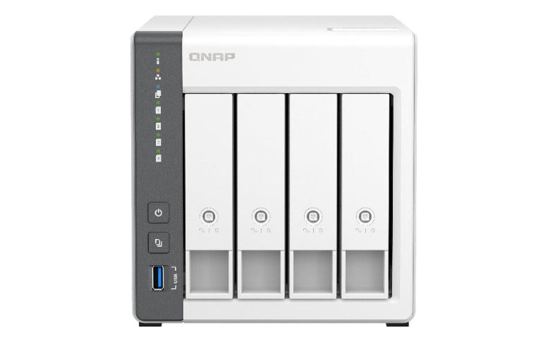QNAP NAS device on a white background