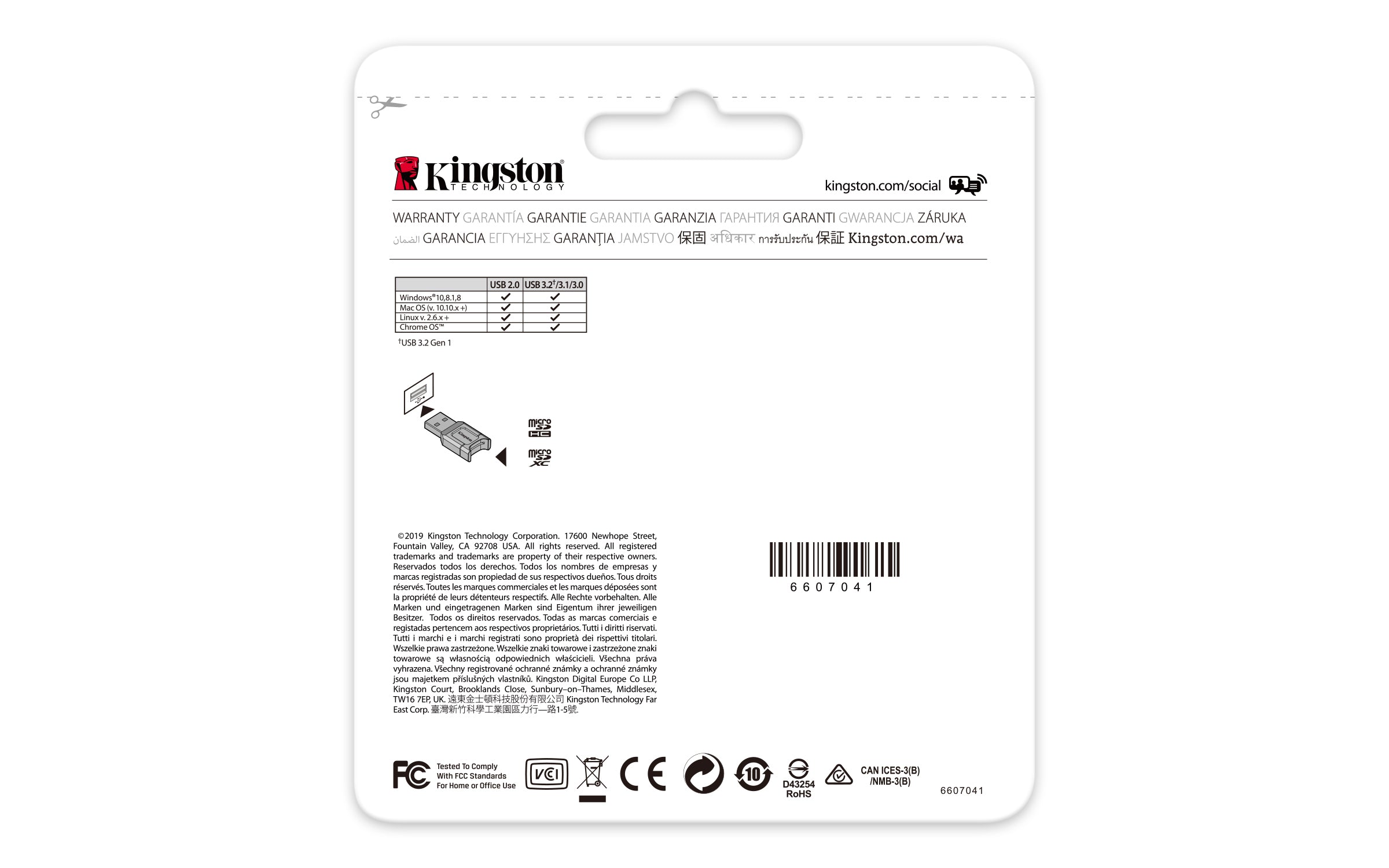 Kingston Technology MobileLite Plus card reader USB 3.2 Gen 1 (3.1 Gen 1) Type-A Black - MLPM - eCommerce Business Prime
