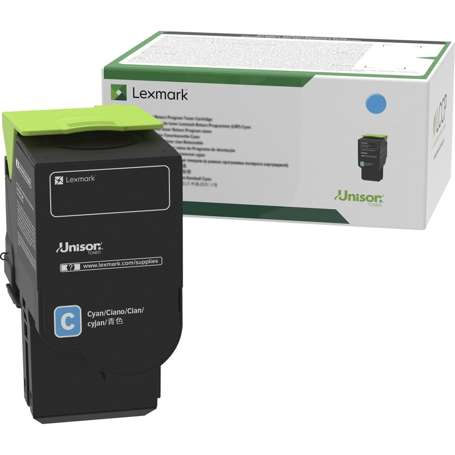 Lexmark Cyan Toner Cartridge Return Program Ultra High Yield 7,000 Pages 78C1UC0 Lexmark