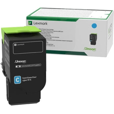 Lexmark  Cyan Toner Cartridge Return Program Extra High Yield 5,000 Pages 78C1XC0 Lexmark
