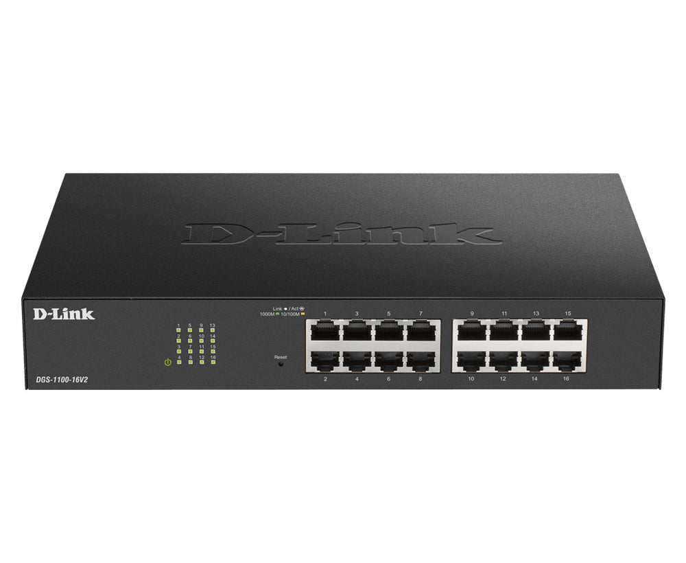 D-Link 16-Port Gigabit Smart Managed Switch - DGS-1100-16V2 - eCommerce Business Prime