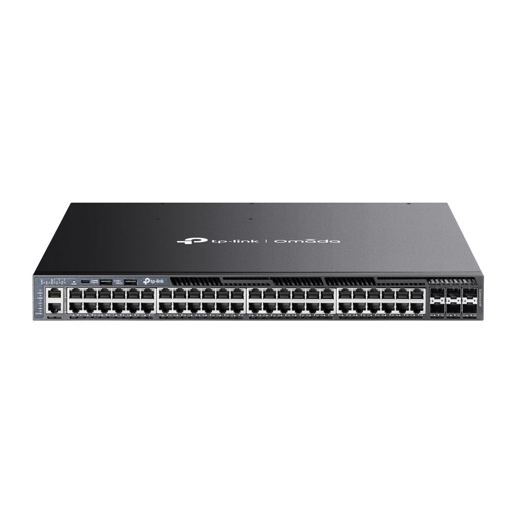 TP-Link Omada 48-Port Gigabit Stackable L3 Managed PoE+ Switch with 6 10G Slots - SG6654XHP - eCommerce Business Prime
