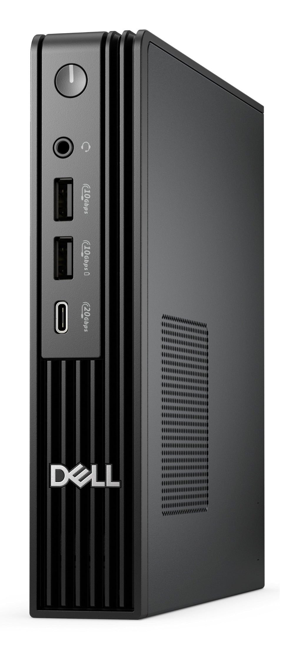 Dell computer tower on a white background