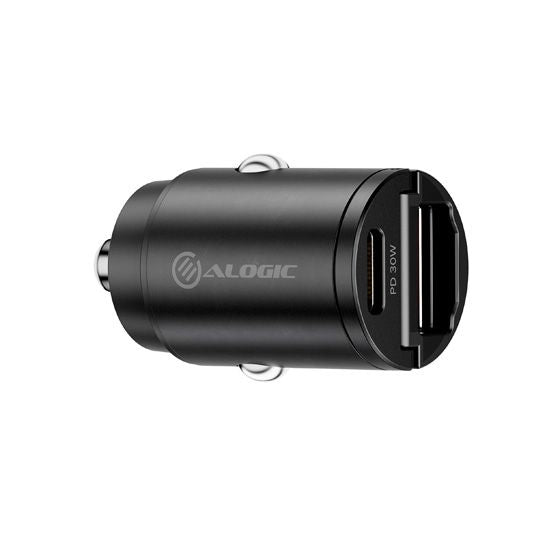 ALOGIC Rapid Power 30W Mini Car Charger with USB-C and USB-A - CRCA30 - eCommerce Business Prime