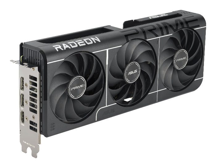 Graphics card with 'Prime' branding on a white background