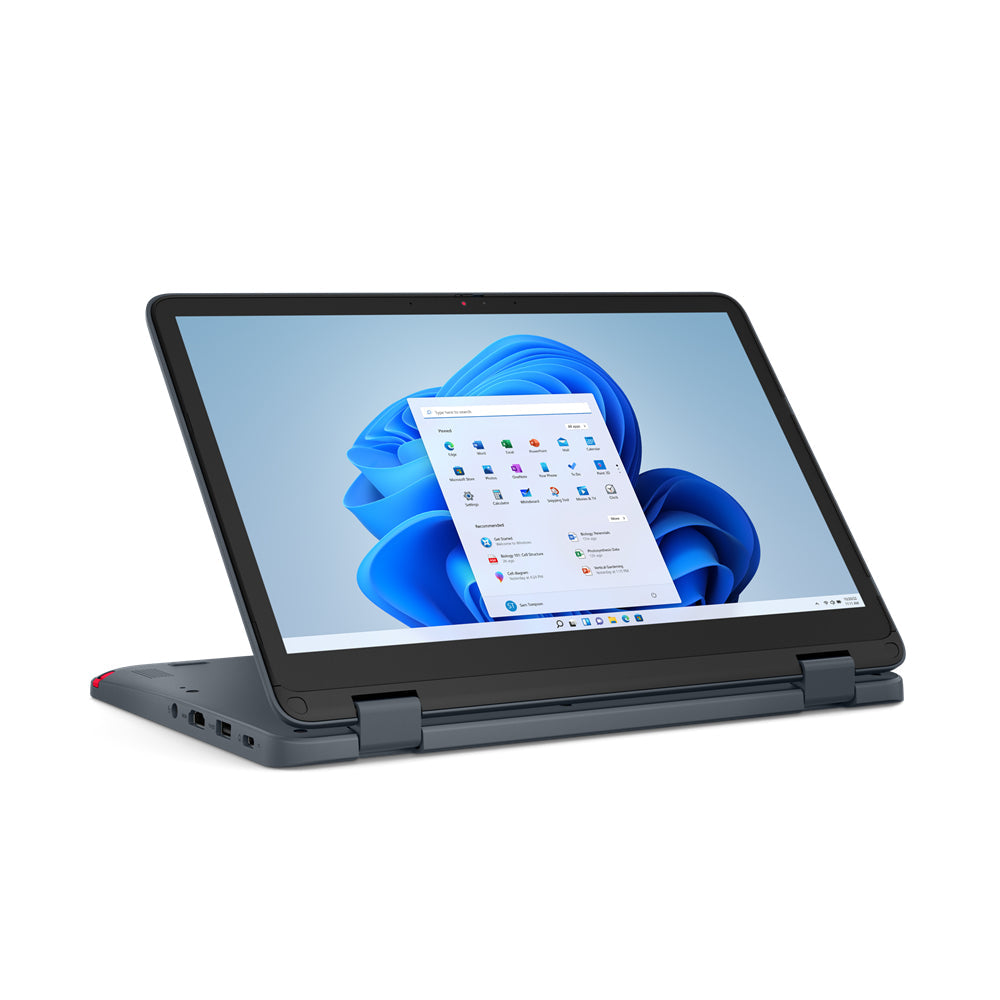 Lenovo 300w Yoga Gen 4 Intel® N N200 Hybrid (2-in-1) 29.5 cm (11.6") Touchscreen HD 8 GB LPDDR5-SDRAM 128 GB SSD Wi-Fi 6 (802.11ax) Windows 11 Pro US English Grey - 82VM0018US - eCommerce Business Prime