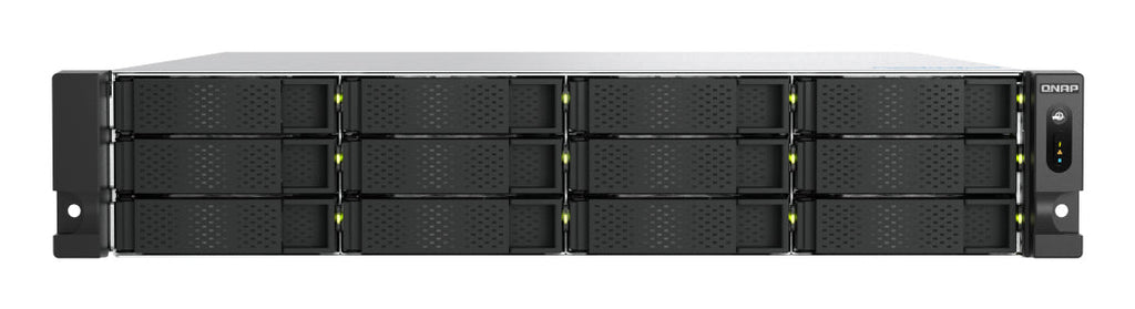 QNAP TS-h1277AXU-RP NAS Rack (2U) AMD Ryzen™ 7 32 GB DDR5 0 TB QNAP QTS Aluminium, Black - TS-H1277AXU-RP-R7-32G-US - eCommerce Business Prime