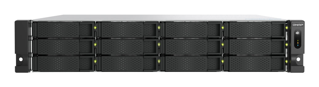 QNAP TS-h1277AXU-RP NAS Rack (2U) AMD Ryzen™ 7 32 GB DDR5 0 TB QNAP QTS Aluminium, Black - TS-H1277AXU-RP-R7-32G-US - eCommerce Business Prime